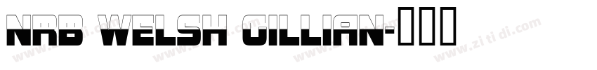 NRB Welsh Gillian字体转换